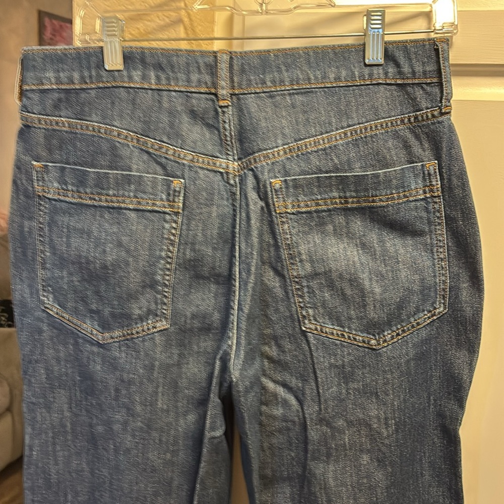 J. Crew Blue Denim Wide-Leg Pants NWT - Picture 8 of 13